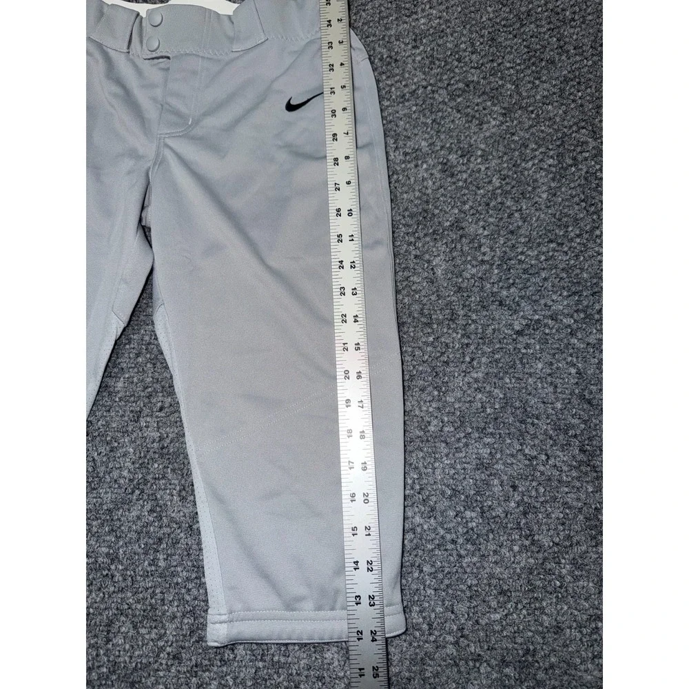 Nike Girls Vapor Select Softball Pants Gray Size Medium Belt Loops‎ New With Tag